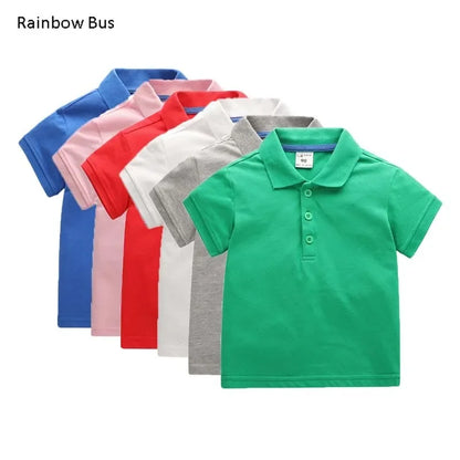 Youth Unisex Cotton Polos Size 2Y - 10Y