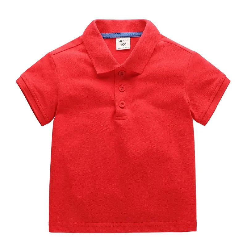 Youth Unisex Cotton Polos Size 2Y - 10Y