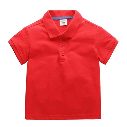 Youth Unisex Cotton Polos Size 2Y - 10Y