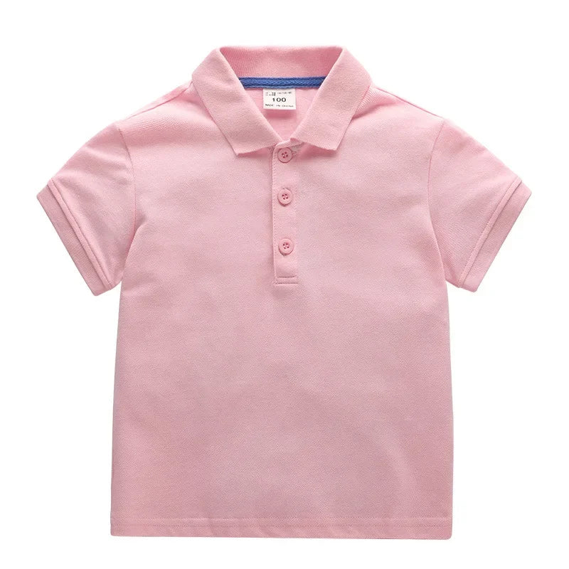 Youth Unisex Cotton Polos Size 2Y - 10Y