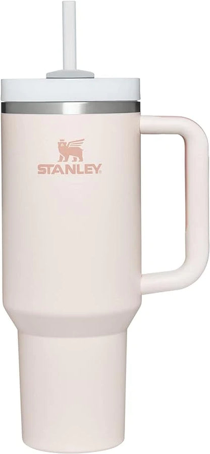 NEW!! Stanley Quencher H2.0 Flowstate Stainless Steel Vacuum Insulated Tumbler with Lid and Straw for Water, Iced Tea or Coffee 40 Oz